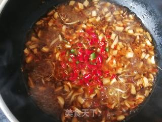 香菇豆芽卤捞烩面的做法步骤:12