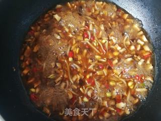 香菇豆芽卤捞烩面的做法步骤:13
