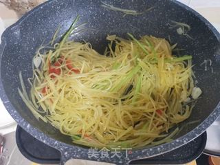 酸辣土豆丝的做法步骤:10
