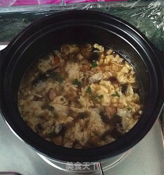 香菇黑椒酸辣汤的做法步骤:6