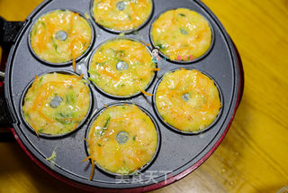 8个月以上辅食胡萝卜黄瓜虾饼的做法步骤:7