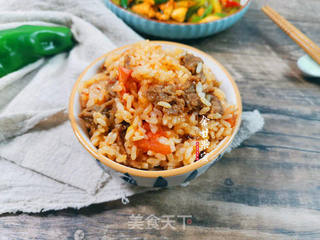 番茄牛肉饭的做法步骤:7