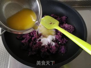 紫薯仙豆糕的做法步骤:2