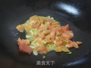 西红柿手擀面的做法步骤:3