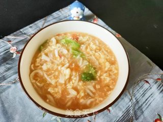 西红柿手擀面的做法步骤:15