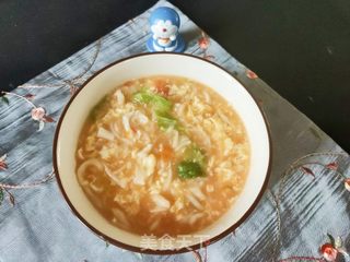 西红柿手擀面的做法步骤:17