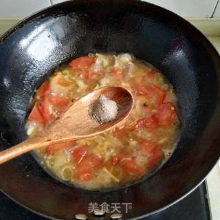 西红柿炖牛腩的做法步骤：7