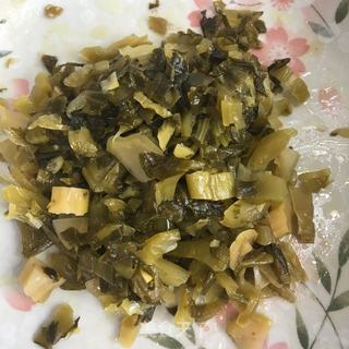 酸菜烧毛豆米的做法步骤：2