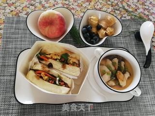松茸蒸蛋的做法步骤:10