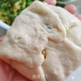 韭菜鸡蛋馅饼的做法步骤：19