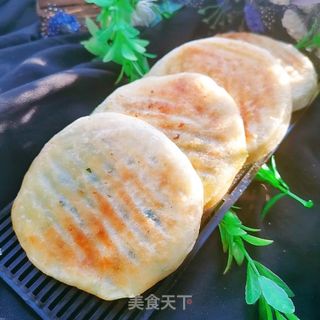 韭菜鸡蛋馅饼的做法步骤：24