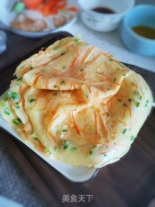 快手早餐饼的做法步骤:10