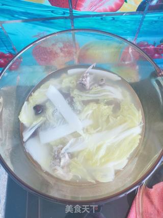 鸭架粉丝汤的做法步骤：7