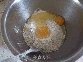快手早餐饼的做法步骤:3