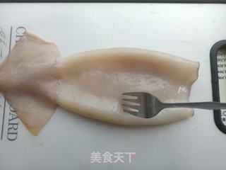 家庭版烤鱿鱼的做法步骤:2