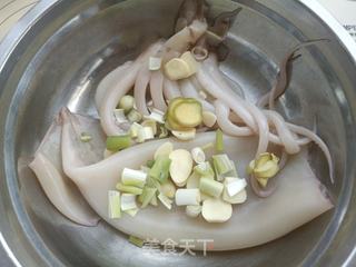 家庭版烤鱿鱼的做法步骤:3
