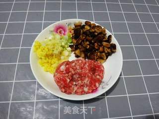 香菇打卤面的做法步骤:2