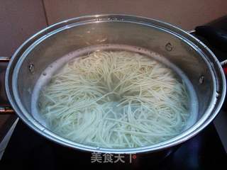 香菇打卤面的做法步骤:9