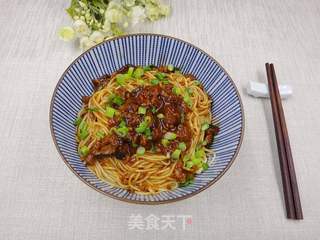 香菇打卤面的做法步骤:10