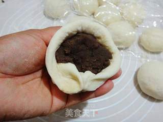 豆沙发面煎饼的做法步骤:6