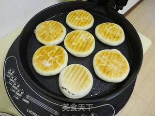 豆沙发面煎饼的做法步骤:7