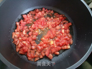 番茄肉末意大利直面的做法步骤:6