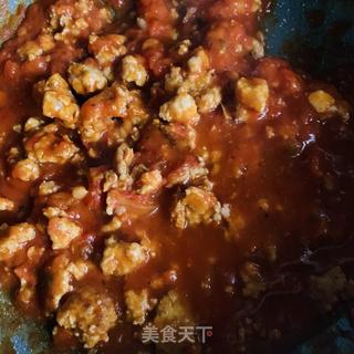 番茄肉酱意大利面的做法步骤:18