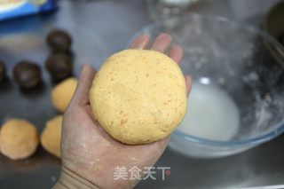 拉丝奶酪红薯糯米饼的做法步骤：9