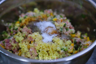 莲藕玉米芹菜肉饺子的做法步骤:14