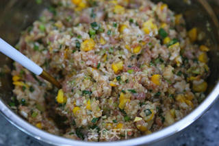 莲藕玉米芹菜肉饺子的做法步骤:16