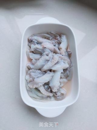 韭菜炒八带的做法步骤:4