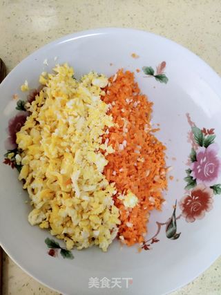胡萝卜鸡蛋包的做法步骤:3