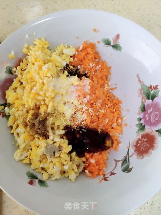 胡萝卜鸡蛋包的做法步骤:4