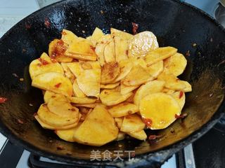 香辣鸡丁虾的做法步骤:4