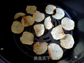 孜然薯片(空气炸锅版)的做法步骤:6