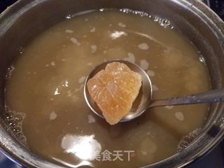 鲜百合陈皮绿豆沙的做法步骤:7