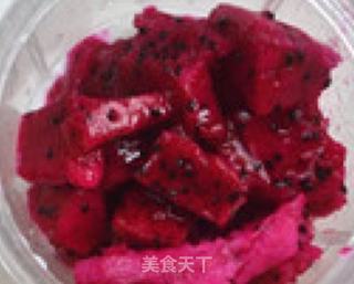 火龙果慕斯蛋糕的做法步骤：8