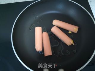 鸡蛋煎面包片的做法步骤:3
