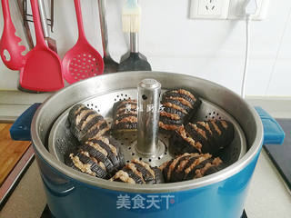 超级香巨美味的茄子酿肉的做法步骤:7