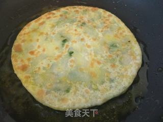 芹菜青椒猪肉馅饼的做法步骤:12