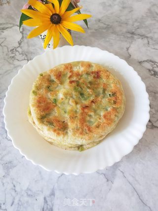 芹菜青椒猪肉馅饼的做法步骤:13