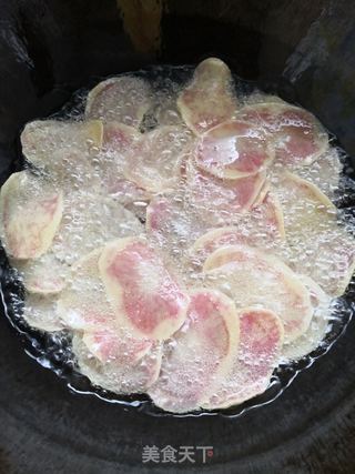花心土豆片的做法步骤：4