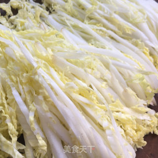 炝拌娃娃菜的做法步骤：3