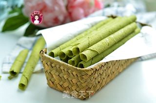 小清新香酥芝麻蛋卷的做法步骤:13