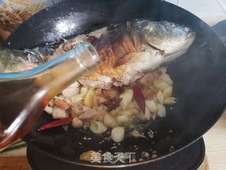 铁锅炖大鱼的做法步骤:9