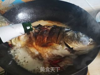 铁锅炖大鱼的做法步骤:11