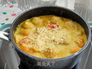 芝士咖喱丸子的做法步骤:7