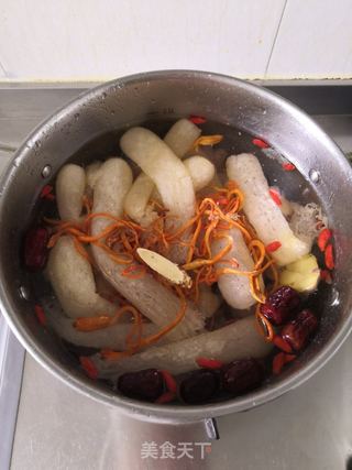 竹荪土鸡汤的做法步骤:6