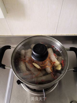 竹荪土鸡汤的做法步骤:7