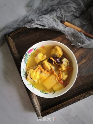 竹荪土鸡汤的做法步骤:8